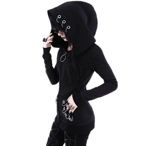 gothic hooded sweatshirt